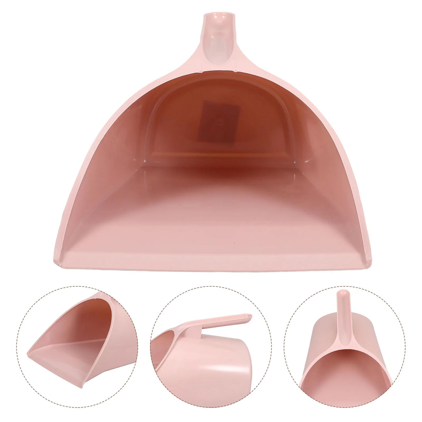 

2pcs Handheld Dustpan Pink Standing Shovel Ergonomic Kitchen Home Cleaning Mini Portable Garbage Dust Pan Office Use Efficient