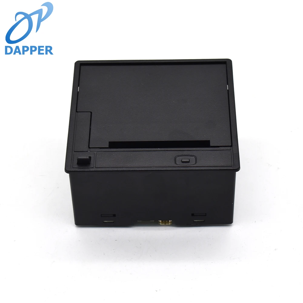 58mm Thermal Embedded Receipt Label  Printer with Auto Cutter Black and White Panel Bill Printing Machine with USB Interface