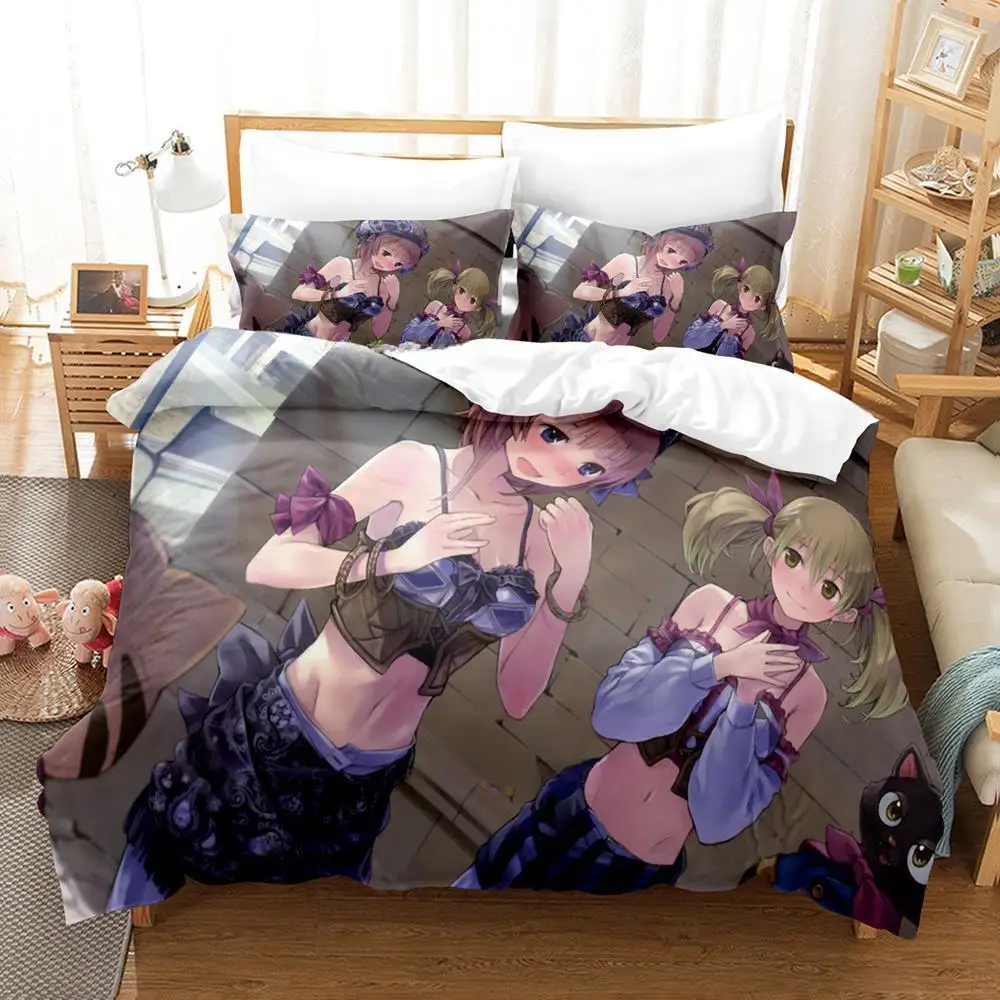 Atelier Totori The Adventurer of Arland Bedding Set Single Twin Full Queen King Size Bed Set Teenager Bedroom Duvet cover Sets