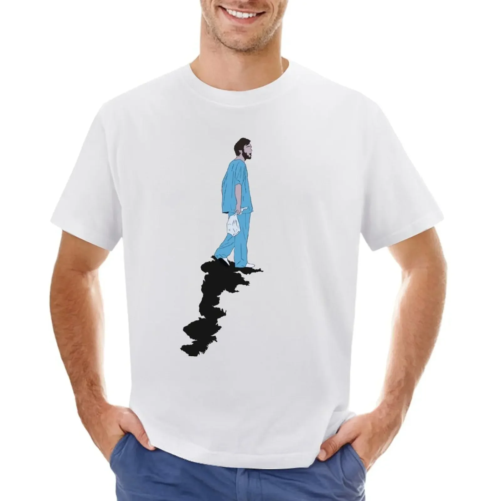 

28 Days Design T-shirt blanks quick-drying anime clothes t shirt men