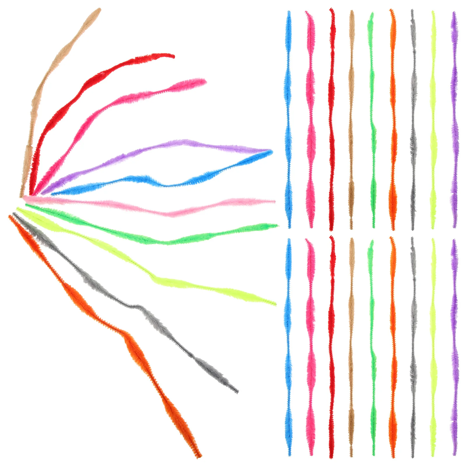 200 قطعة لتقوم بها بنفسك الحرف اليدوية التواء قضبان سميكة متعة الاطفال الحرفية العصي للإبداع رياض الأطفال ديكور الحفلات النشاط