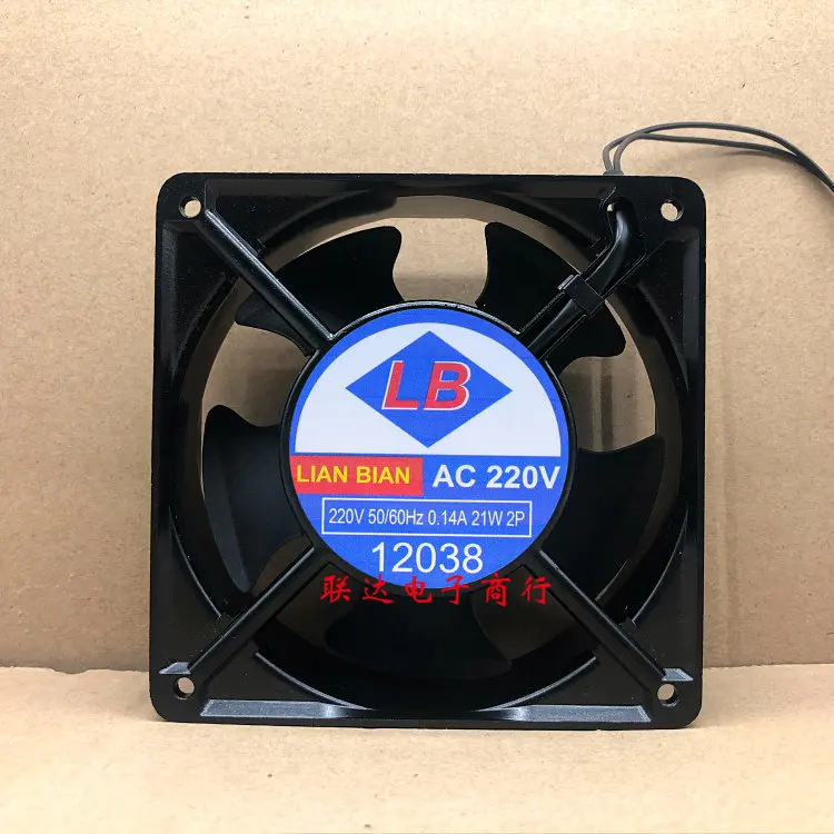 

AC Fan for LB LIAN BIAN 12038 220V 21W 0.14A Cabinet Cooling Fan with Full Copper Wire