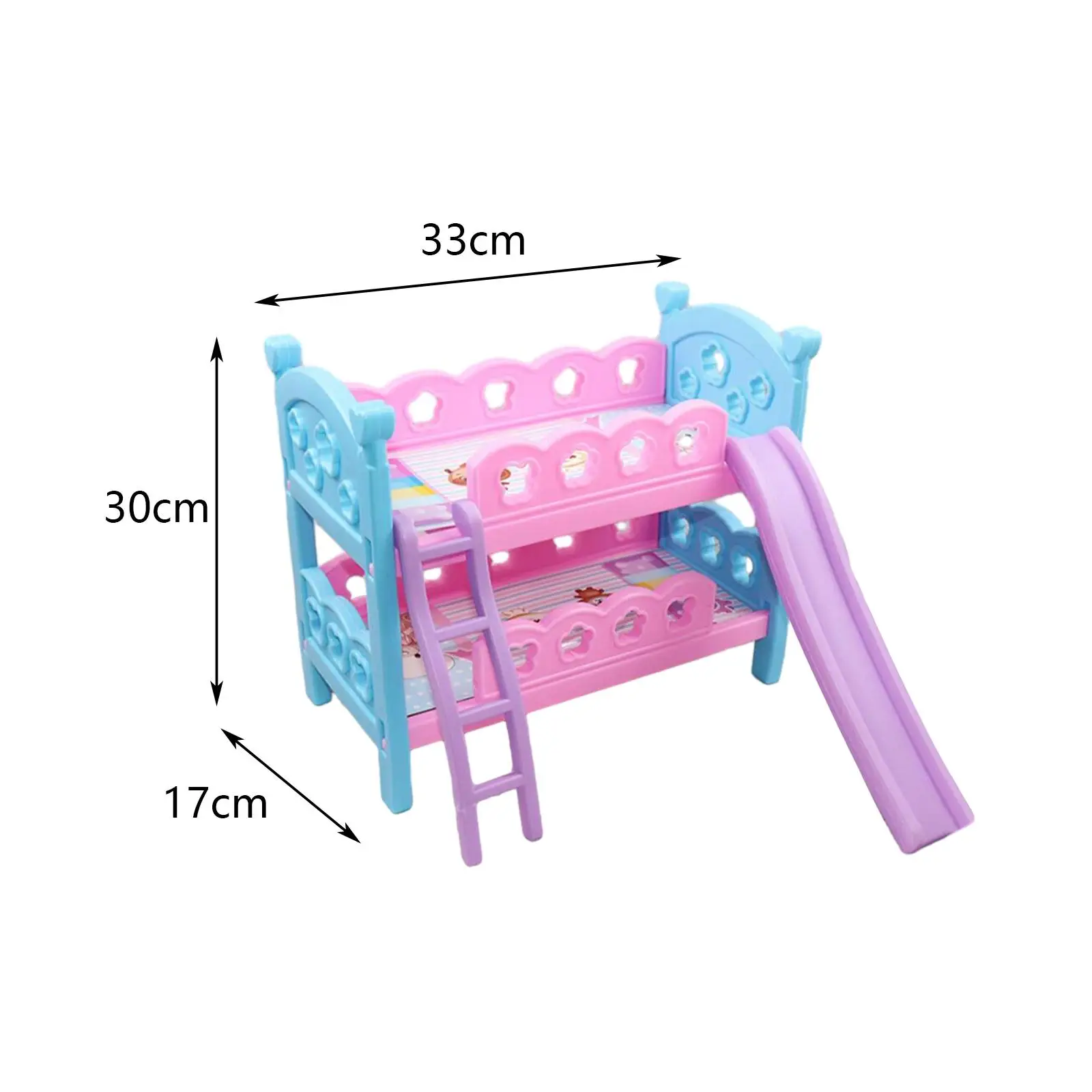 Meuble à beurre de 12 pouces, lit superposé pour beurre 1:6, décoration de scène de bricolage