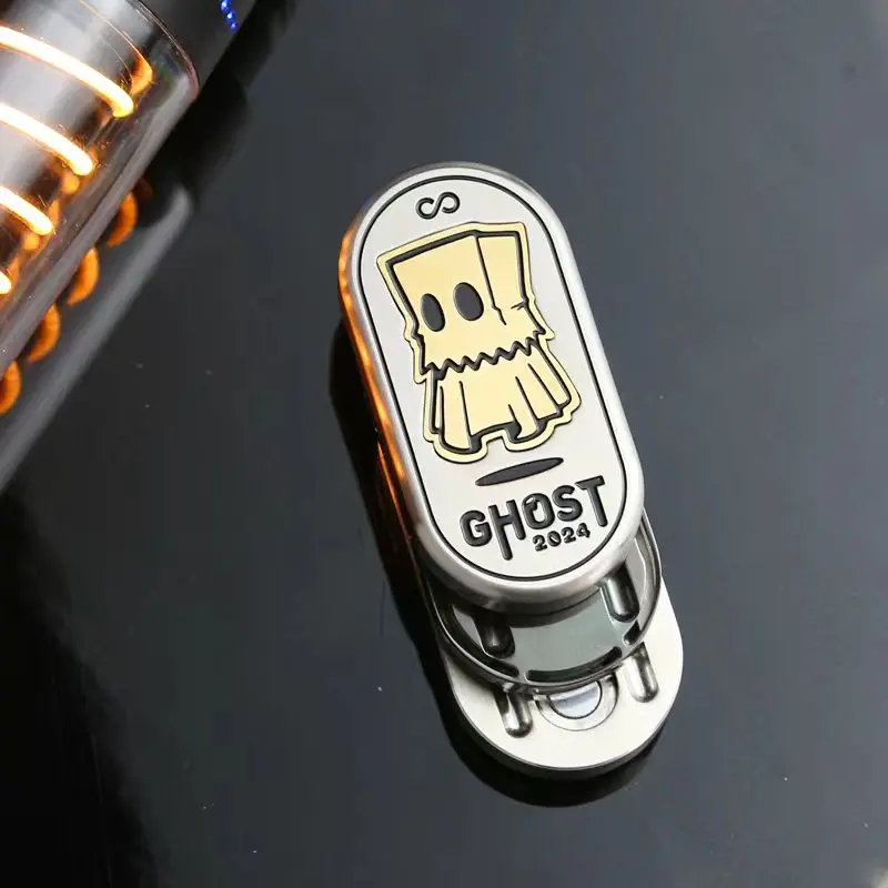 Ghost EDC Triple-Layer Magnetic Mechanical Slider Daily Carry ADHD Anxiety Relief Adult Gift