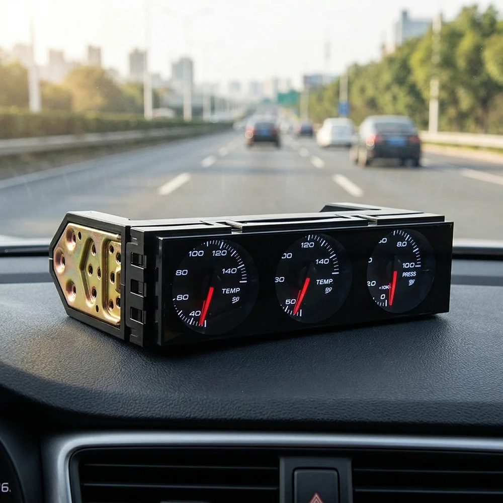 Auto Head-up Display HUD Wasser- & Öltemperatur Öldruck 10 Hintergrundlichtfarben Verfügbar Universal – Detail 23