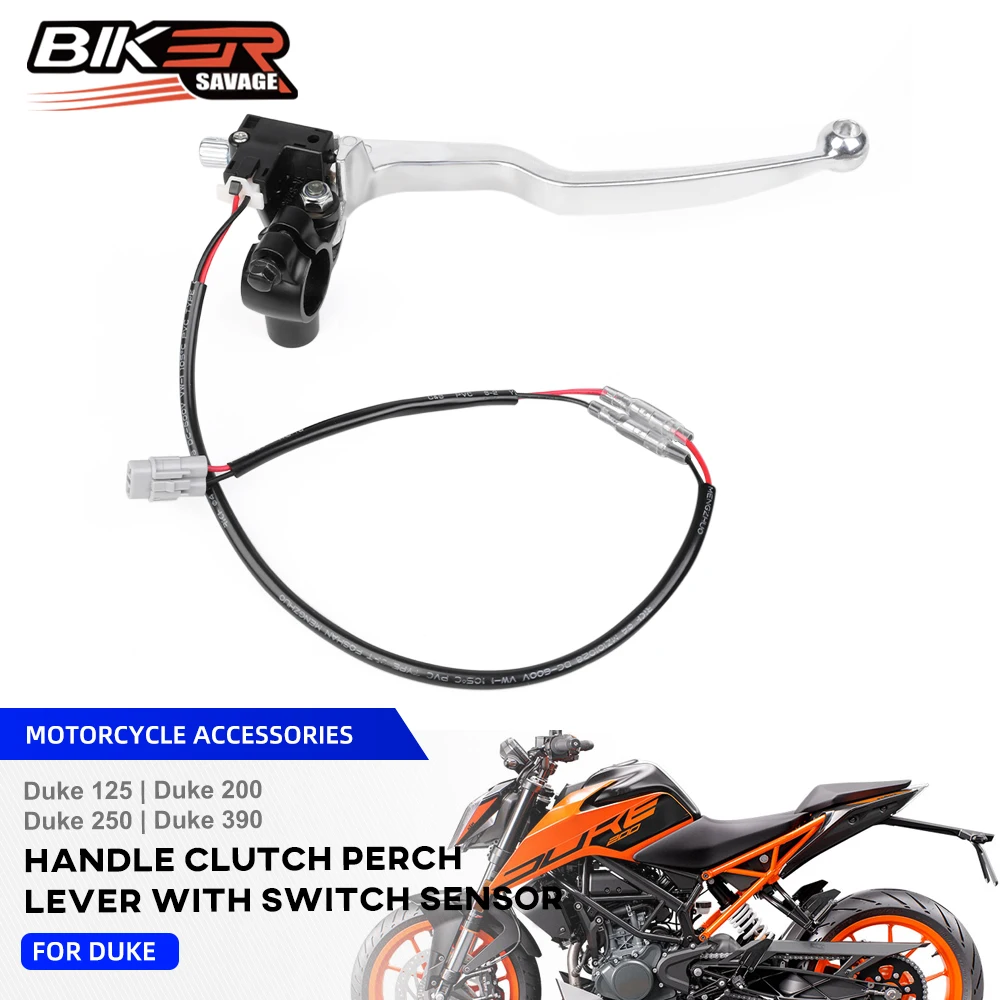 

For Duke 125 200 250 390 2023 Clutch Lever Handle Perch Motorcycle Accessories Handlebar Clutch Perch Lever With Plug Connector