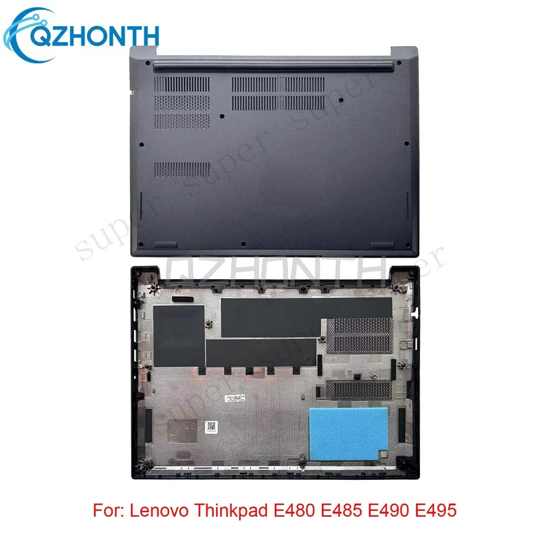 

S+ New Bottom Case For Lenovo Thinkpad E480 E485 E490 E495 Black 01LW161 14"