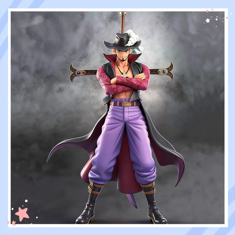 

Коллекционная фигурка One Piece Дракул Михоук POP Shichibukai со сменными руками, в цветной коробке, аниме-декор