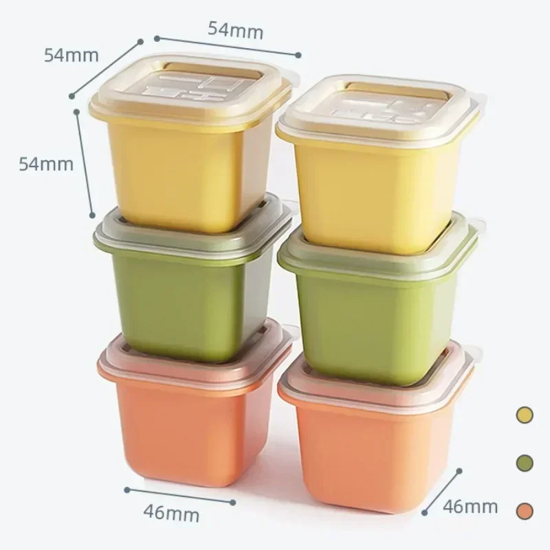 6pcs Creative Ice Cube Makers Square Ice Cube Moulds Reusable Mini Ice Cube Mold Whiskey Drink Freezing Gadgets Kitchen Tools