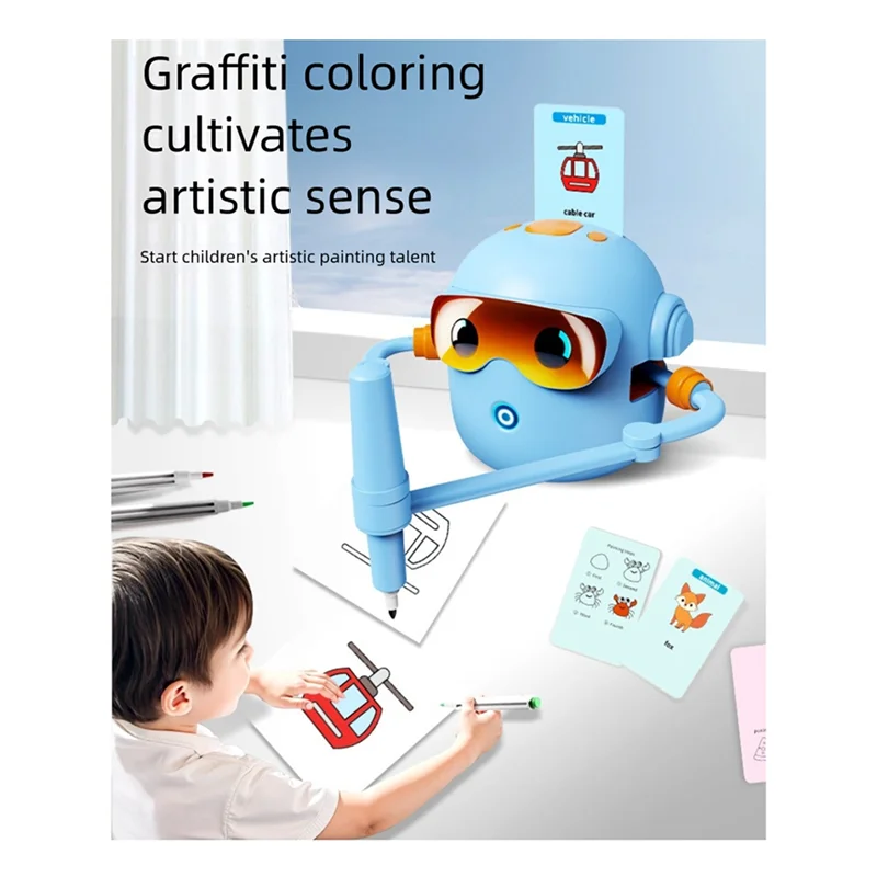 Educational Drawing Robot For Kids Interactive Learning For Early Childhood Enlightenment