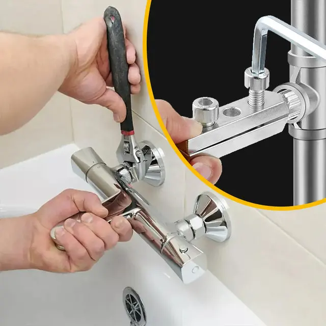 Bolt Screw Extractor Remover Tool for Plumbing Broken Tap Thread Repair Water Angle Valve 4/6 Points Kit