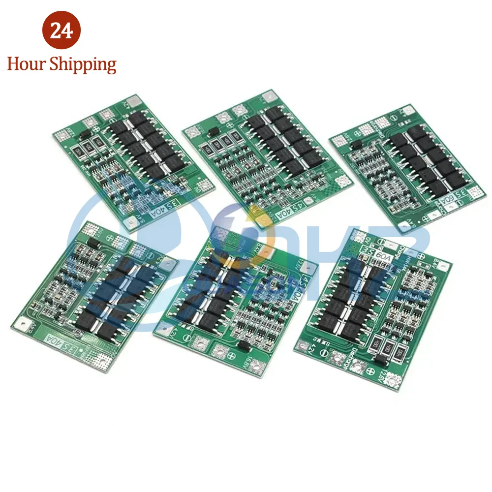 3S 4S 40A 60A Li-ion Lithium Battery Charger Protection Board 18650