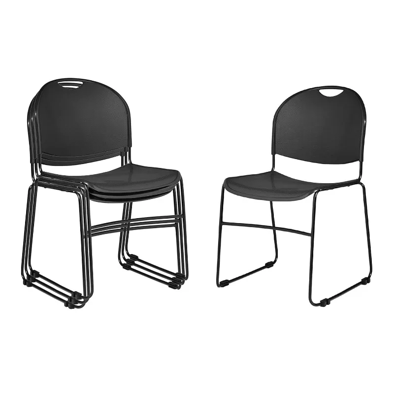 Plastic Stack Chair, Outdoor Furniture ,Black