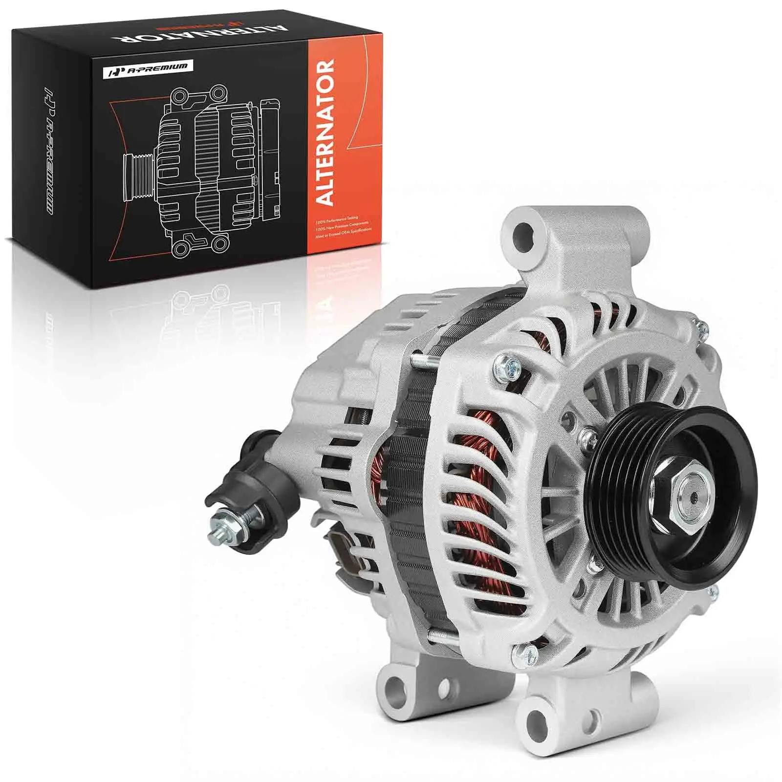 A-Premium Alternator with 6-Groove Pulley for Ford Ranger 2010-2011