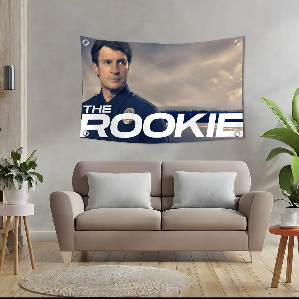 Action tv The Rookie Flags  Camping Outdoor Garden room Decor  Wall Art Family Gifts