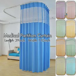 Hospital Medical Curtain Beauty Salon Curtains SPA Patient Blind Drapes Private Drape Window Treatment Panel Drapes With Hooks