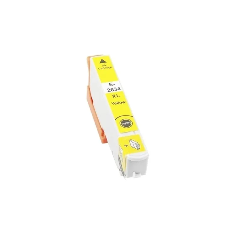 Alternative ink cartridge EPSON yellow E2634 - E2614, replaces a C13T26344010 n ° 26XL / C13T26144010 n ° 26 XET2634C imprimirbien.com