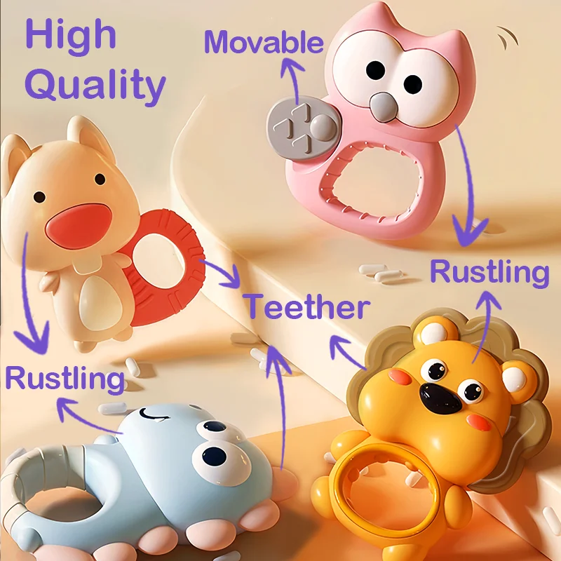 360° Penguin Musical Projection Baby Crib Mobile Rotating Soft Light Bed Bell Toy Four Speed Timming Infant Rattle Bedside Gift