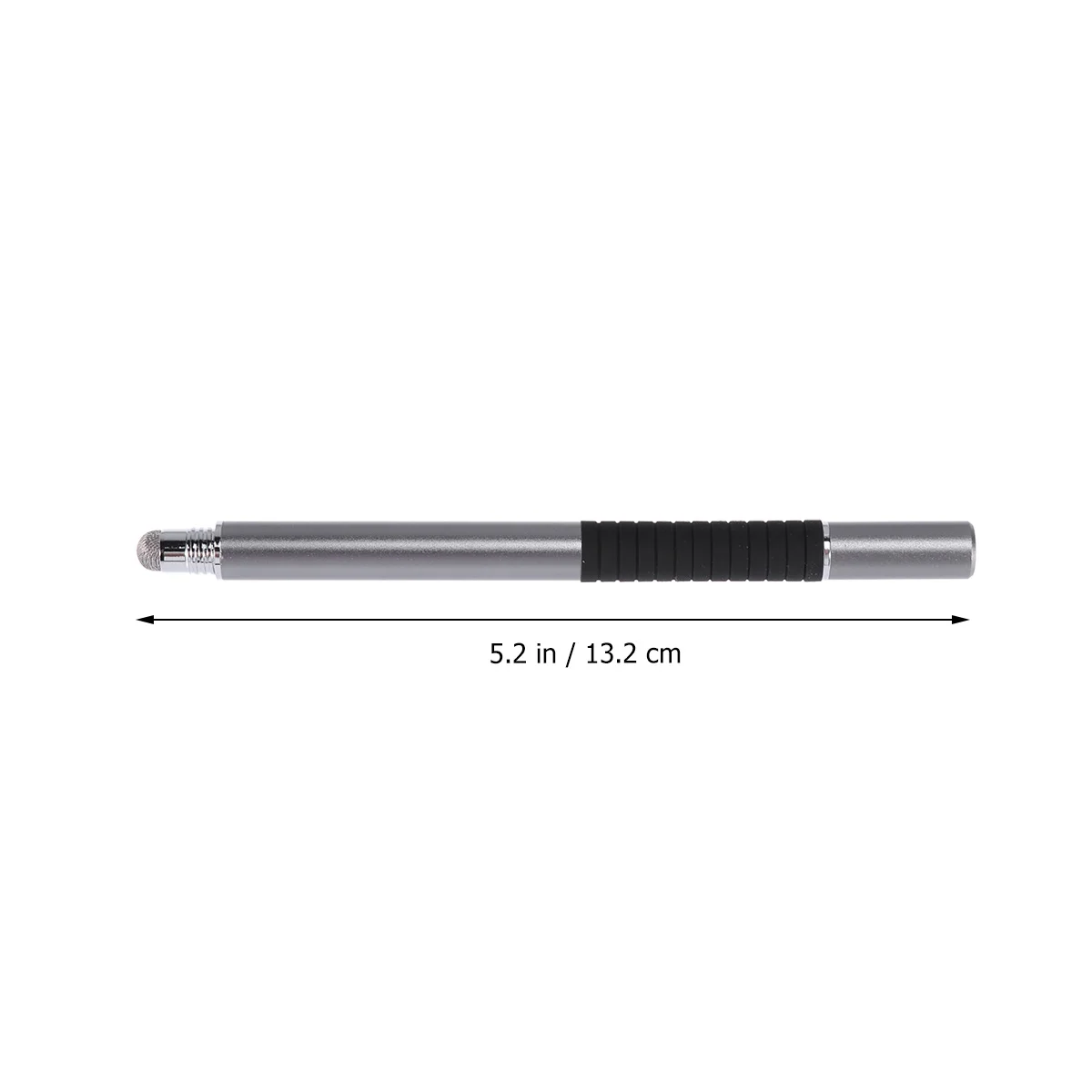 

Capacitive Touch Pen Fine Point Metal Tip For Smartphone Tablet Gray Smooth Writing Drawing Tool Compatible With Computer