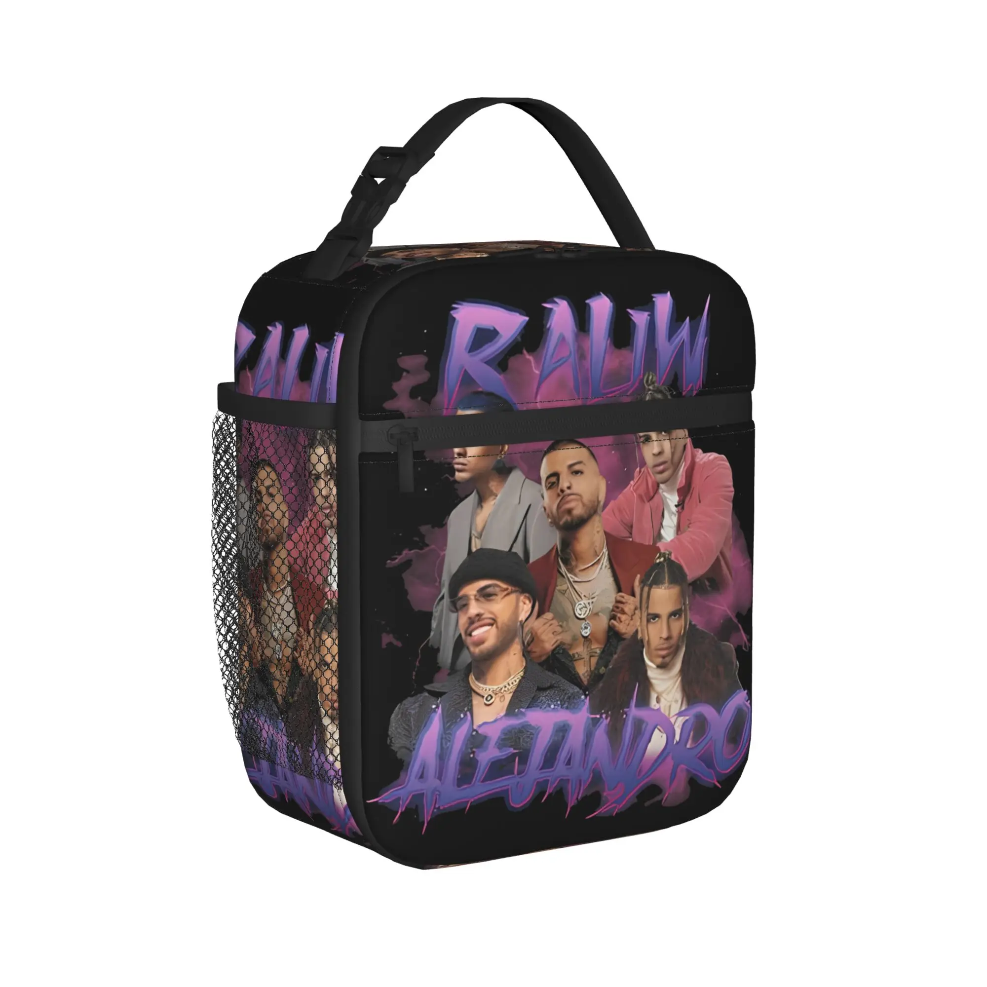 Insulated Lunch Bags Rauw Alejandro rapper singer Product  Lunch Container Y2K Cooler Thermal Bento Box For School