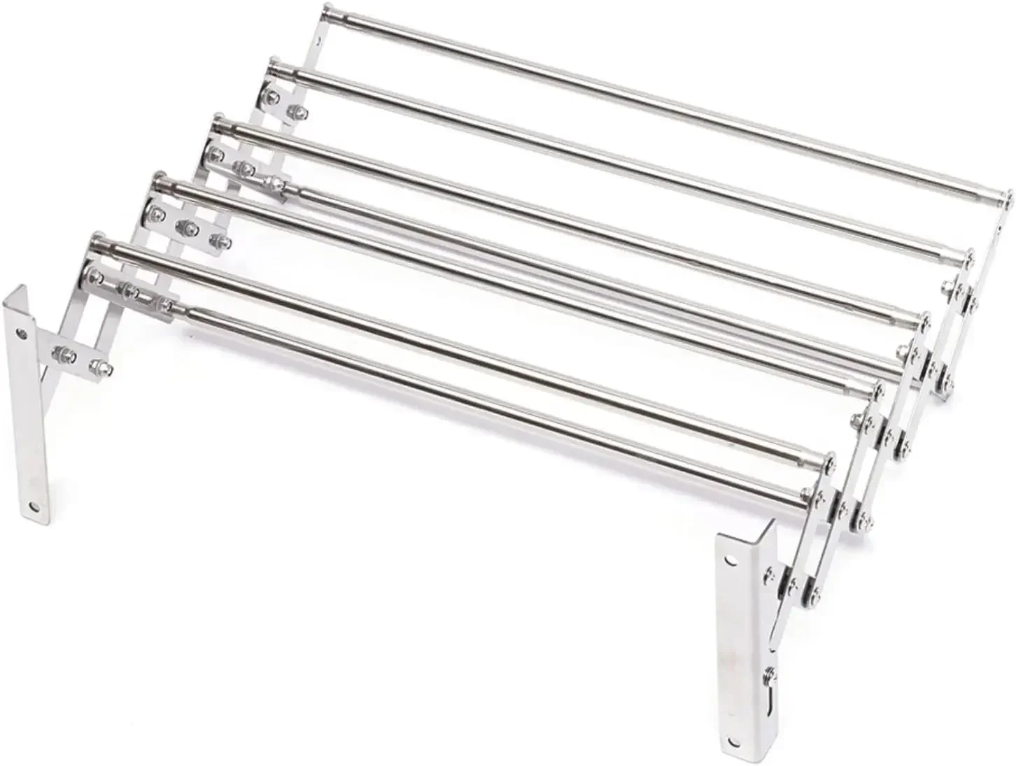 

Retractable Towel Rack,Creative Folding Telescopic Towel Rack Multifunctional Shelf Towel Storage Rack,42~80cm Adjustable
