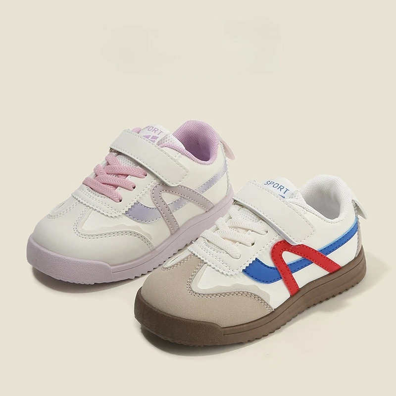 Simple Student Outdoor Sports Shoes New Children's Non-Slip Sneakers Boys and Girls Casual Shoes Kids Breathable Sneakers Baby
