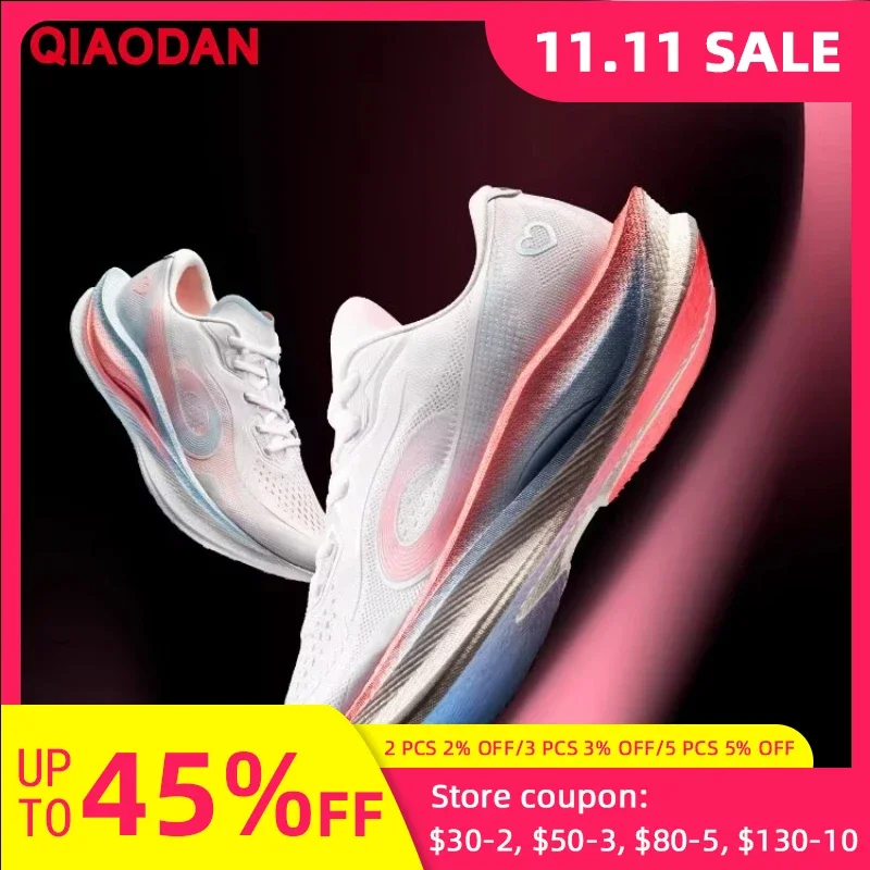 

QIAODAN Strong Wind 3 Men's Long Distance Shock Absorption Sneakers 2025 Marathon Racing Training Running Shoes QDB023252298