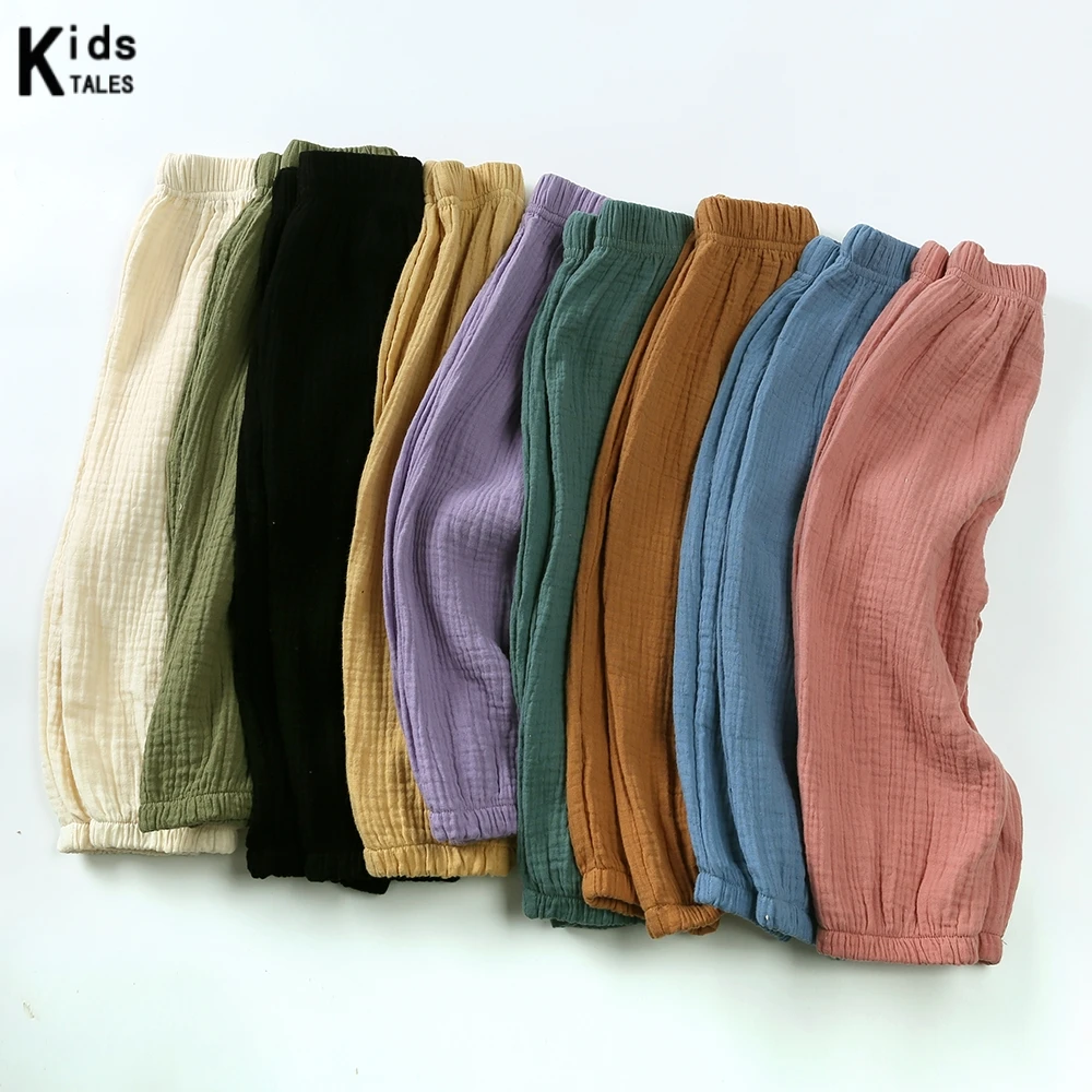 Kids Cotton Harem Pants 1
