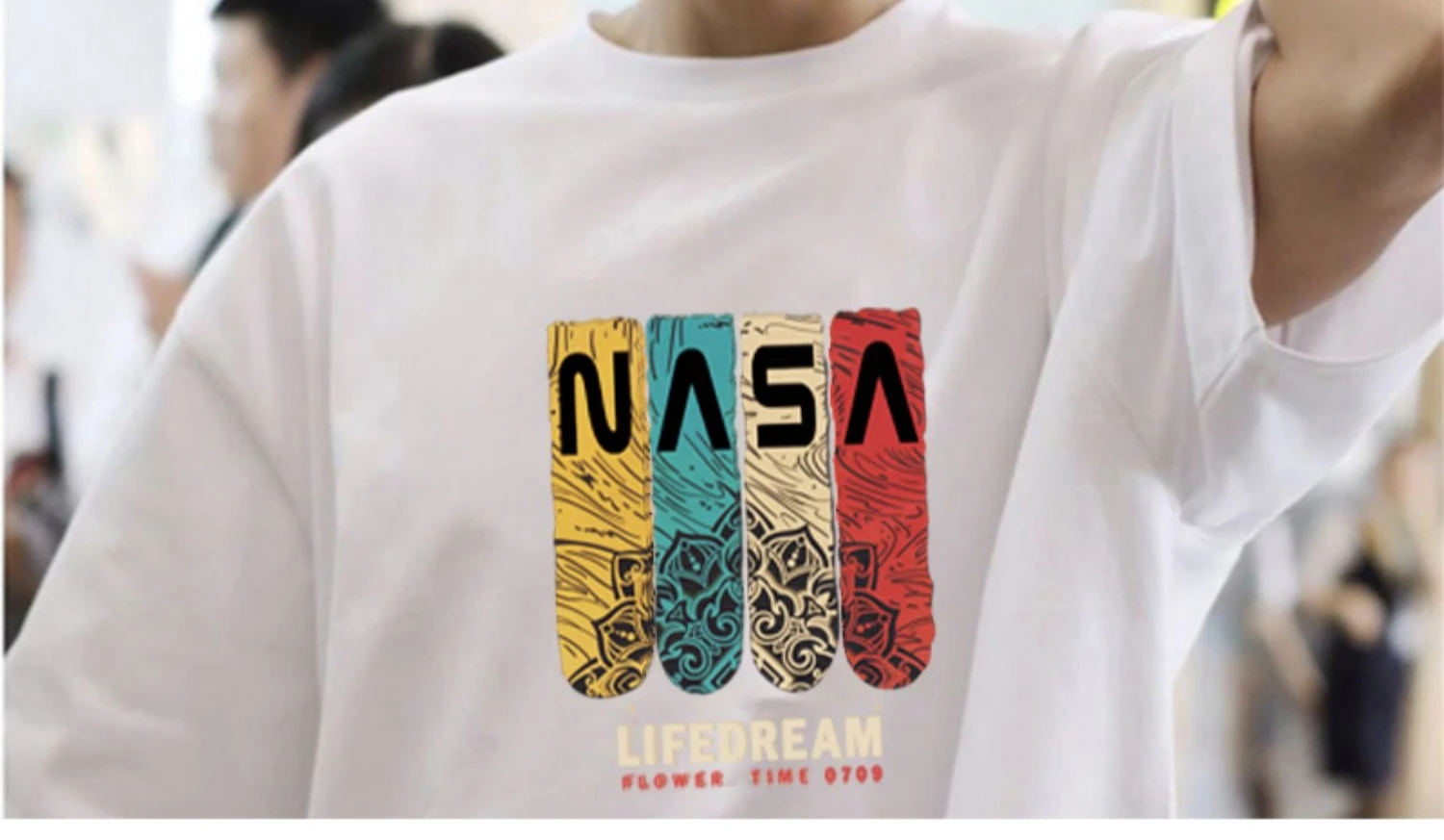 

Motorcycle Simple Printing 2025 Summer New Style Short-Sleeved Trendy Pure Cotton Non-Pilling T-Shirt for Men and Women