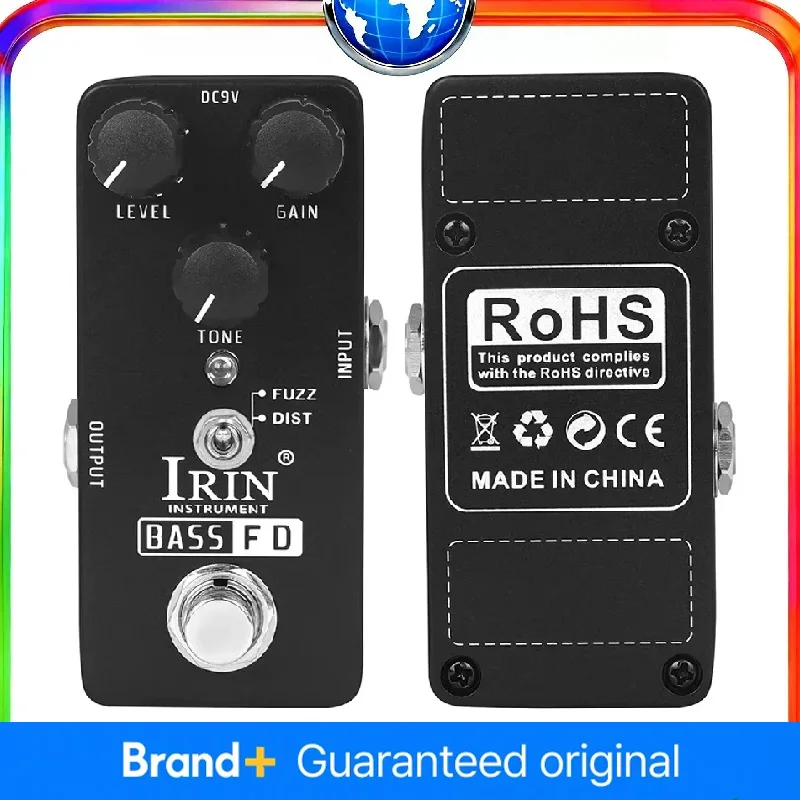 

IRIN RS-22 электрогитара бас FD педаль эффектов мини True Bypass однотонный аксессуар для эффектов для гитаристов