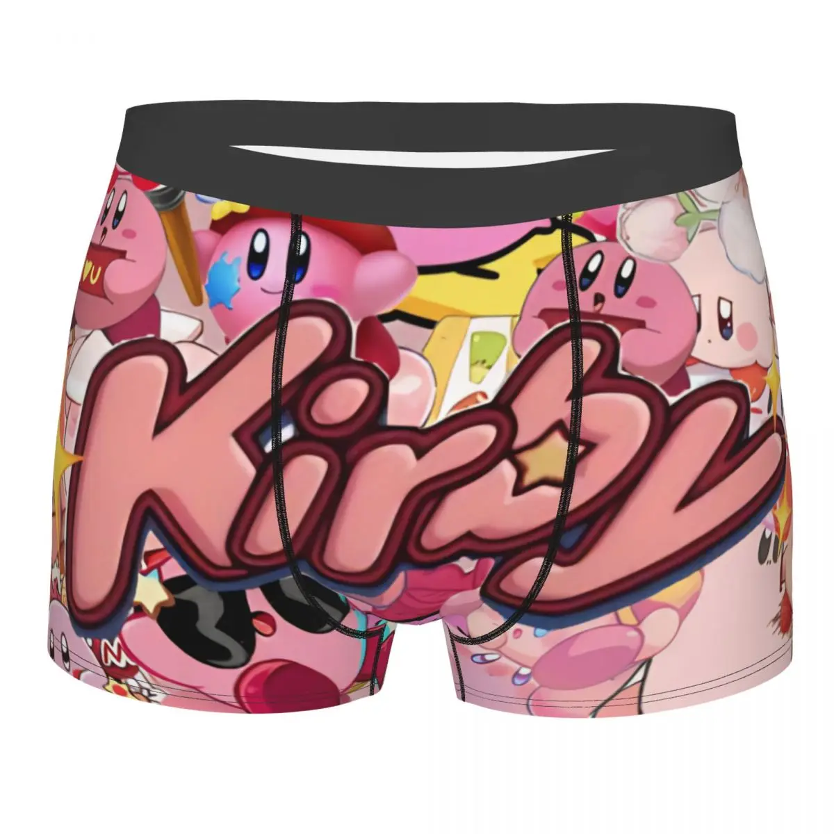 

Розовые мужские трусы-боксеры Kirbys Funny Game, мягкое нижнее белье, дышащие паниты