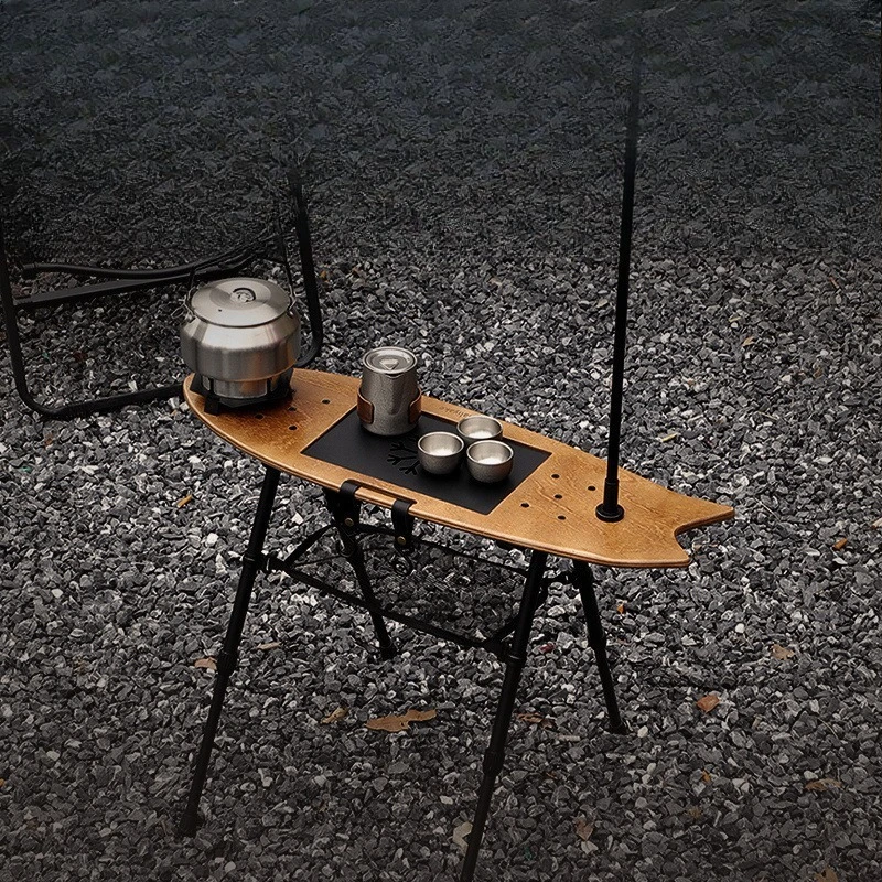 

Стол для кемпинга AOLIVIYA Flying Fish: портативный, многофункциональный, со встроенной плитой, подъемный, складной