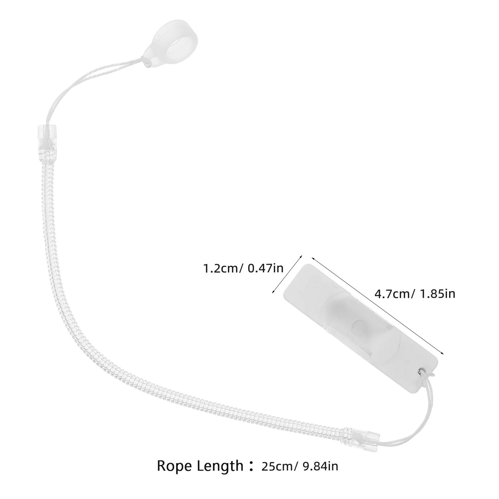 2Pcs Retractable Pen Leash Spring Rope with Strong Adhesive Base for Stylus Signature Pen Holder Anti-Lost Tether for Tablet