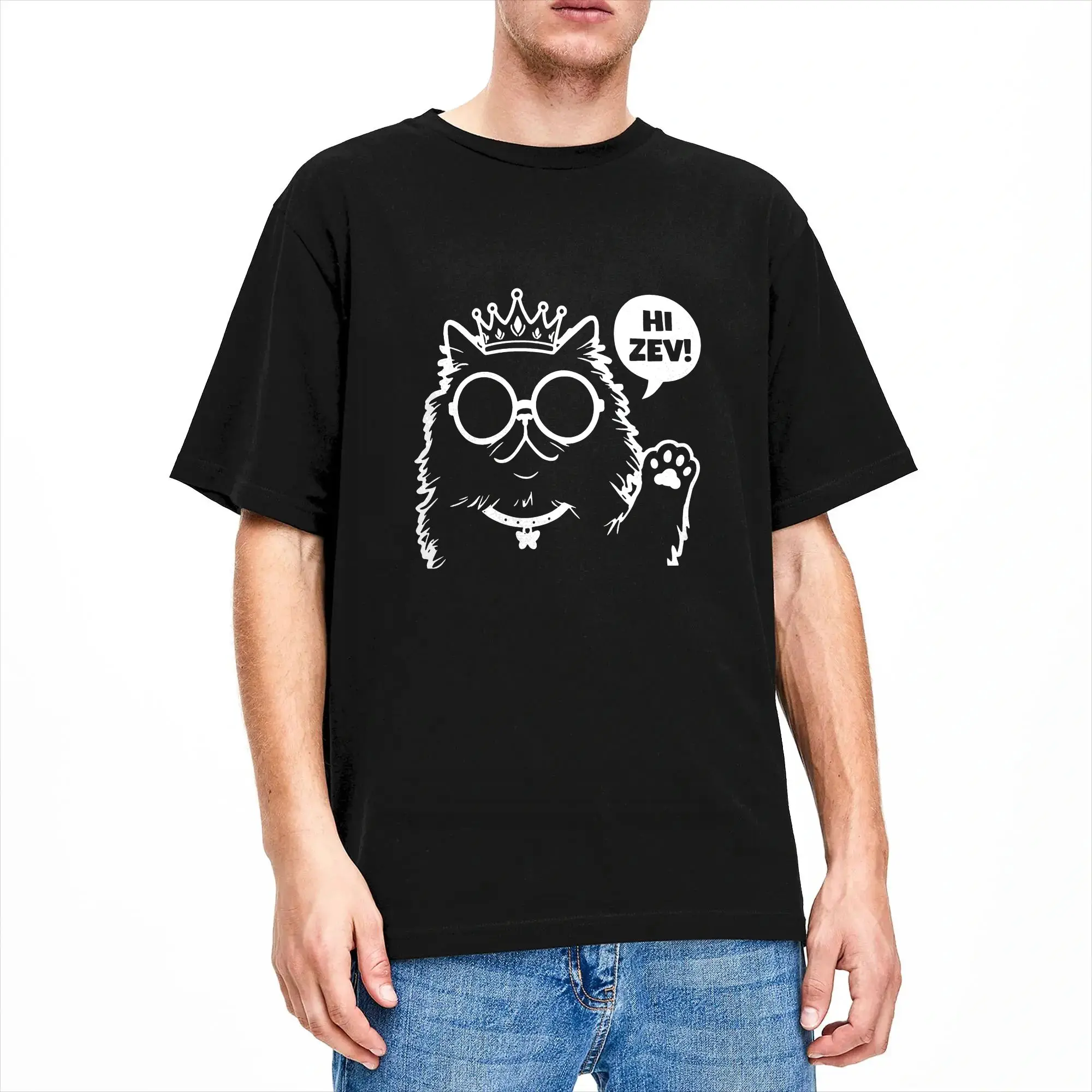 Vintage T-Shirt Summer Dungeon Crawler Carl Princess Donut Cat Dungeon Crawler Novelty T-Shirts Cotton Tee Shirt Short Sleeve