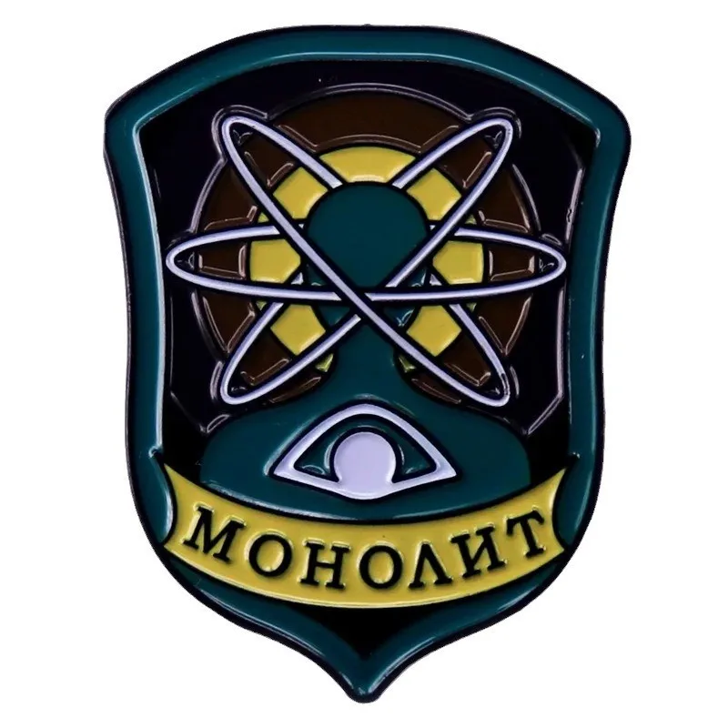 Monolith Badge STALKER Game эмалированная брошь-кнопка Jewelry женский аксессуар для рюкзака