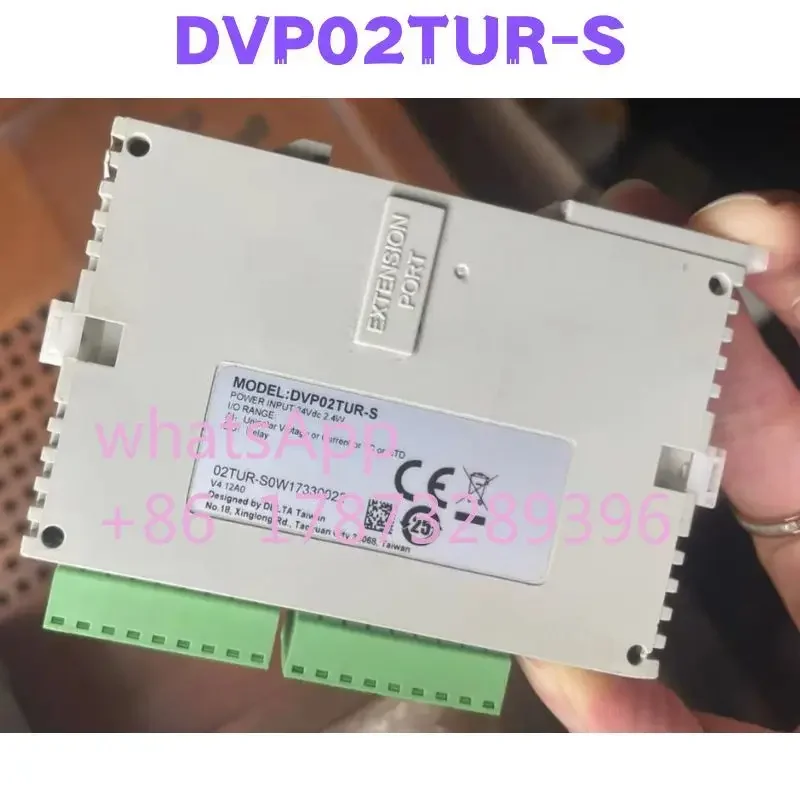 

Second-hand DVP02TUR-S DVP02TUR S PLC Module Tested OK