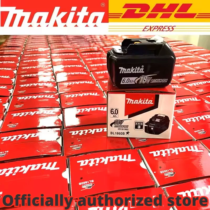 

Original Makita18v 6.0Ah BatteryBL1860 BL1860 BL1850B BL1830 BL1815 BL1840 LXT400 for Makita Power Tool Battery【High endurance】