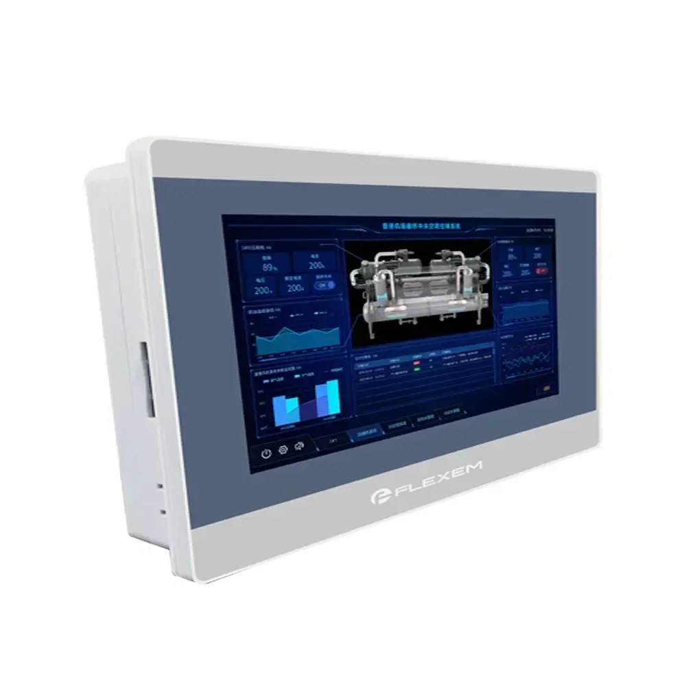 FLEXEM 7 Inch HMI with Ethernet FE3370C FE6070C FE6070W FE6070H FE6070WE Human Machine Interface Industrial Display Screen