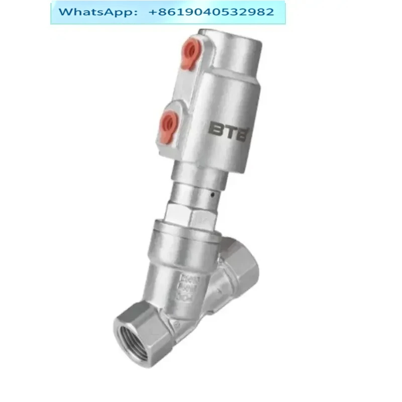 high matching ensures 316 stainless steel filling valve control pneumatic angle seat valve Y type high corrosion resistance