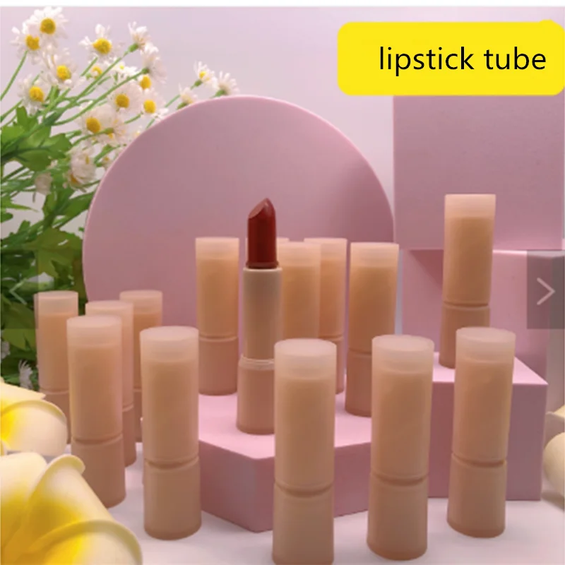 10/30/50/100pcs 12.1mm Empty Lipstick Tube Lip Blam Bottle Milk Tea Jelly Frosted Color Korean Lipstick Tube Makeup Package