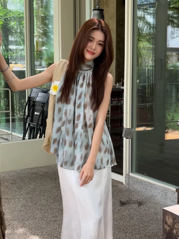 Summer 2026 High Waist Draped Satin White Straight Cut Half Skirt Women Slimming Elegant Style Korean Gentle Wind Skirt