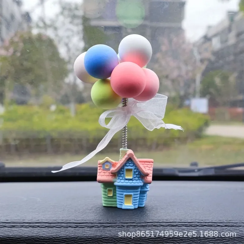 Disney Cartoon UP Car desktop decorations Pixar UP kawaii Room balloon Model ornaments gifts