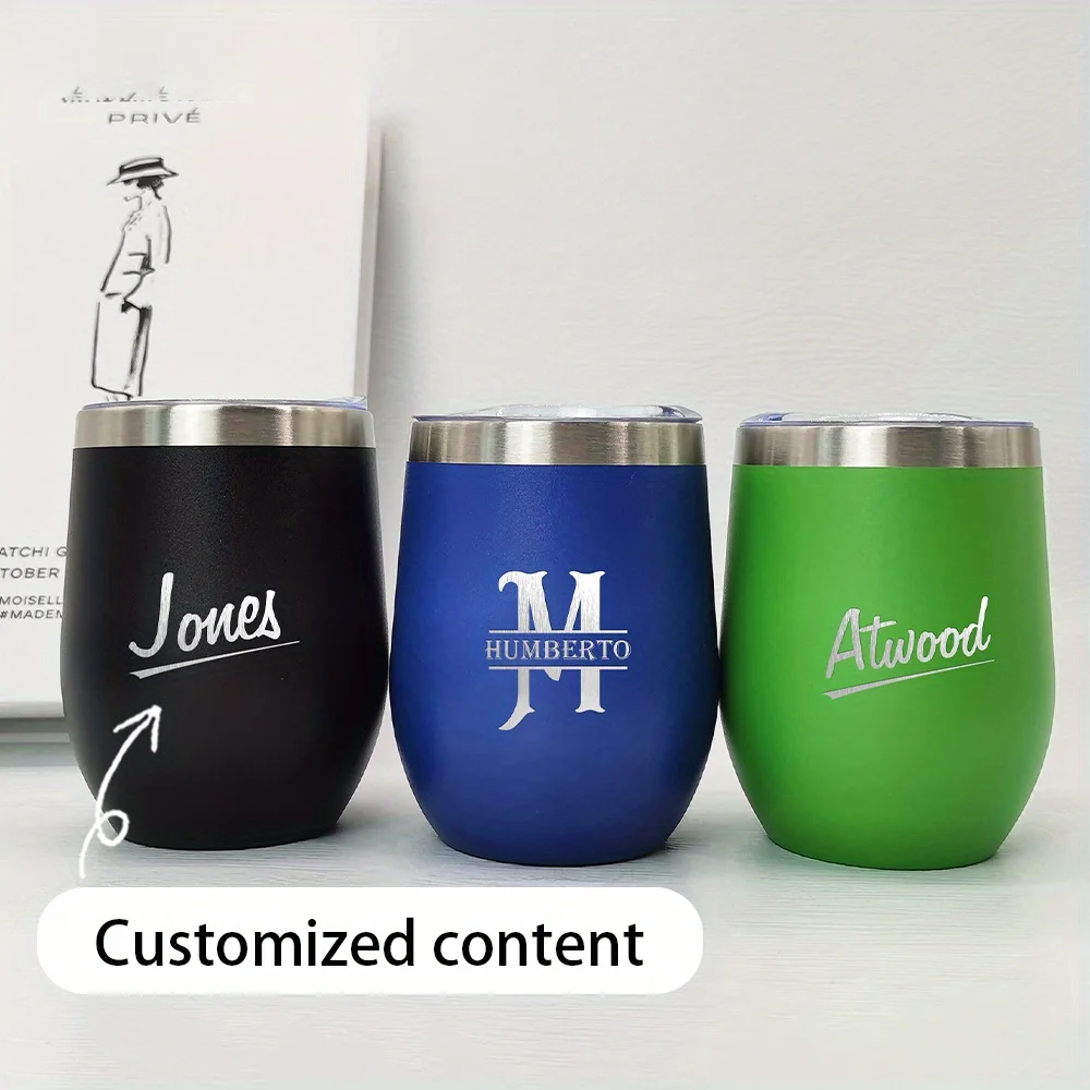 2026 New Custom Birth Flower Wine Tumbler Custom Name Stainless Steel Vacuum Cup Birthday Gift For Women Mom Bridesmaid Keepsake