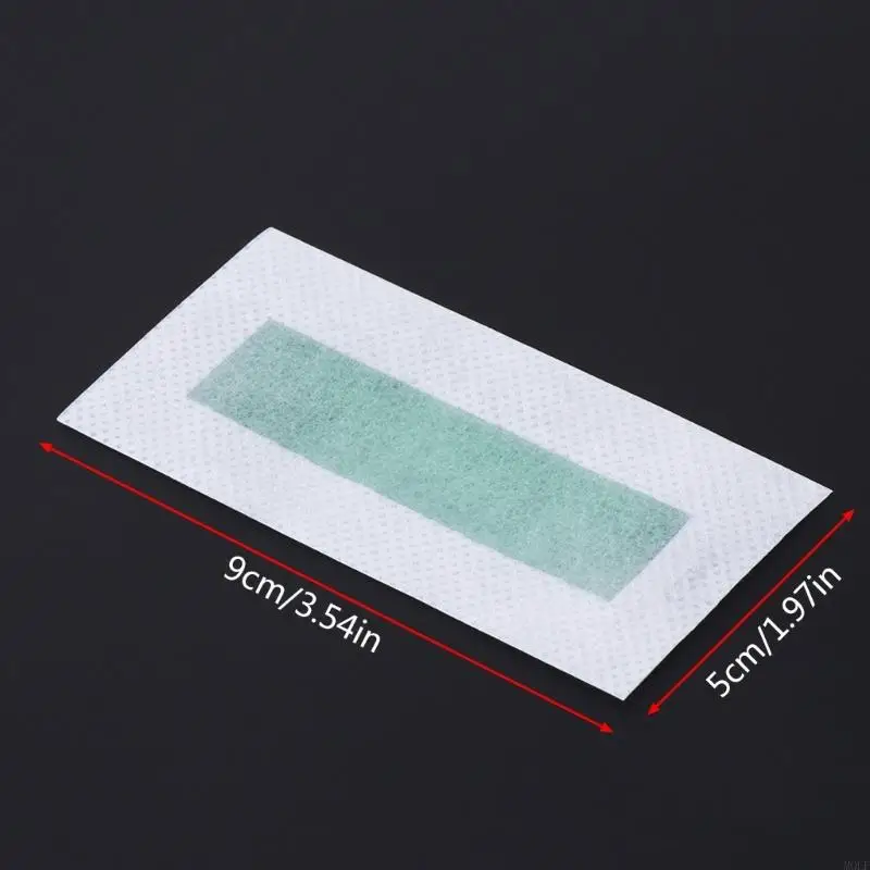 Molf 10x Remoção cabelo Depilatador Epilador Cold Tapes Pad para face não tecido