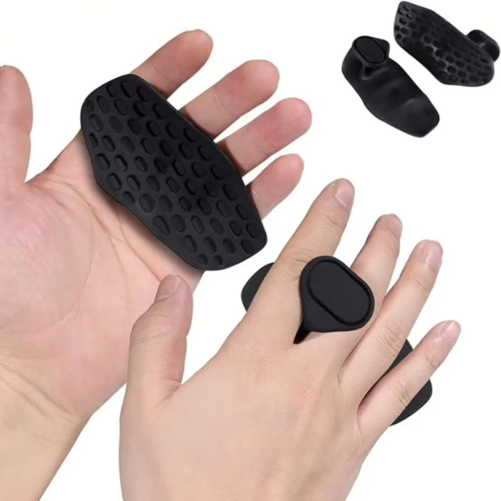 Anti-Slip Grips for Weight Lifting Pull-Ups Gym Training Unisex Ergonomic Rubber Hand Protector Strengthener Handle Gloves