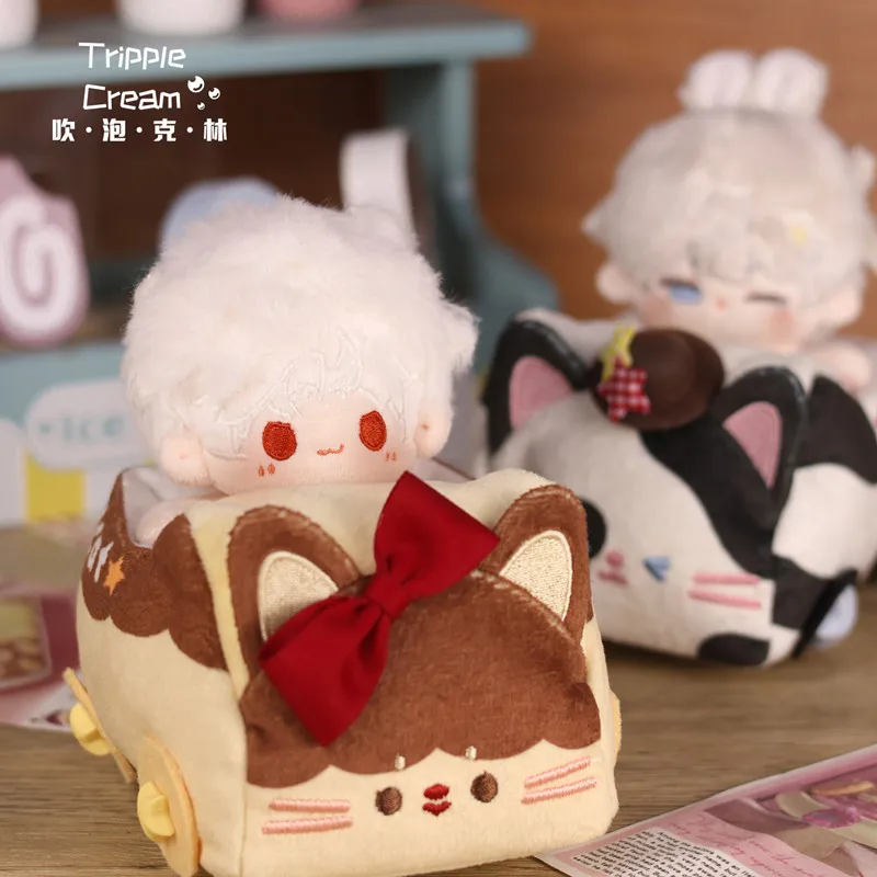 10 cm Poppenkleertjes Pudding Koeien Kat Oor Auto Mode Leuk Kostuum Pak Pop Accessoires Anime Spel Speelgoed Kinderen Geschenken cosplay