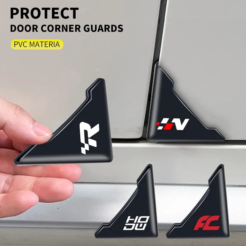 2pcs Auto Logo Car Door Guard Edge Corner Protector For JEEP Grand Cherokee WK WK2 KJ KK KL Commander XK Reneg Auto Accessories