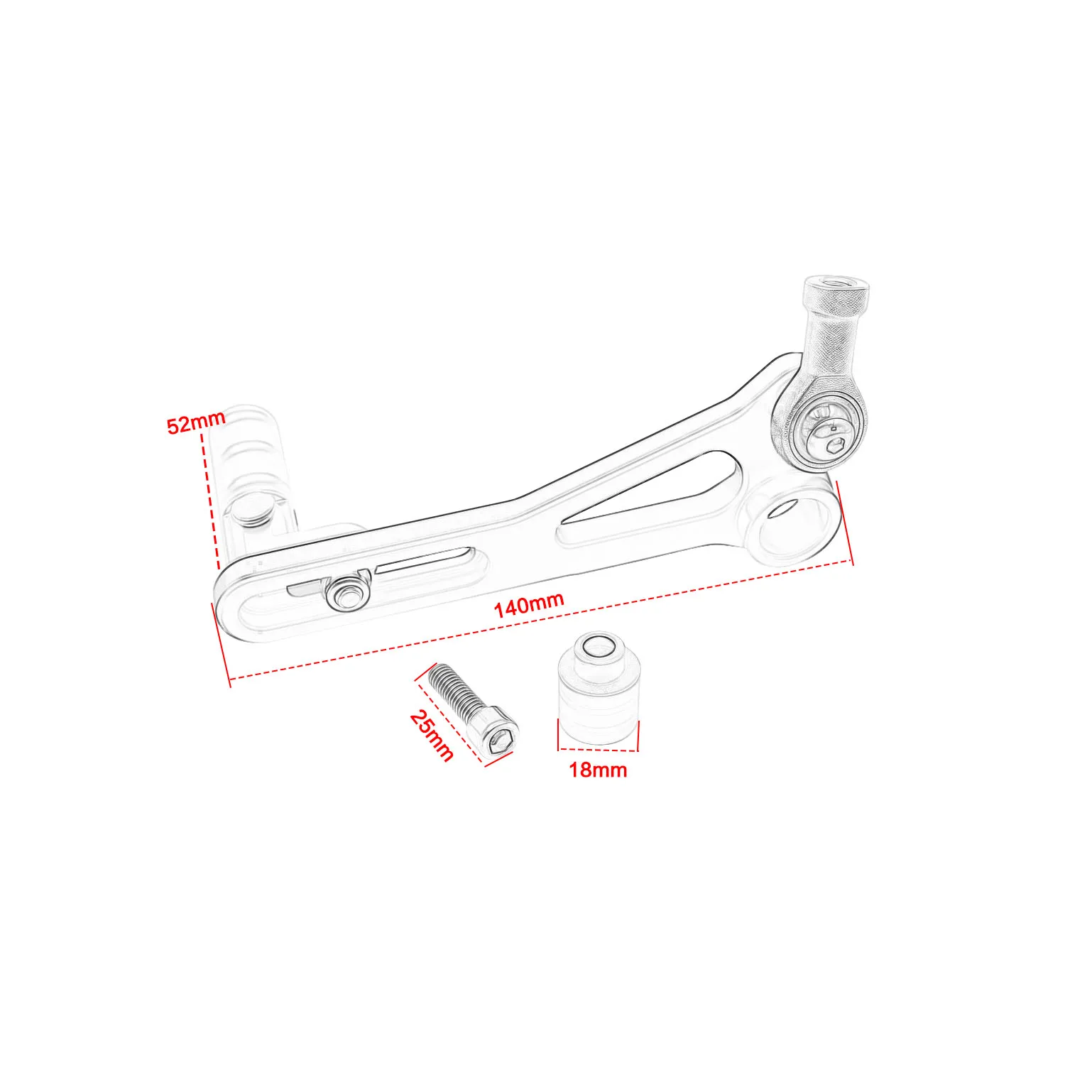 G310RR Adjustable Folding Gear Shifter Shift Pedal Lever Fit For BMW G310 RR 2023 2024
