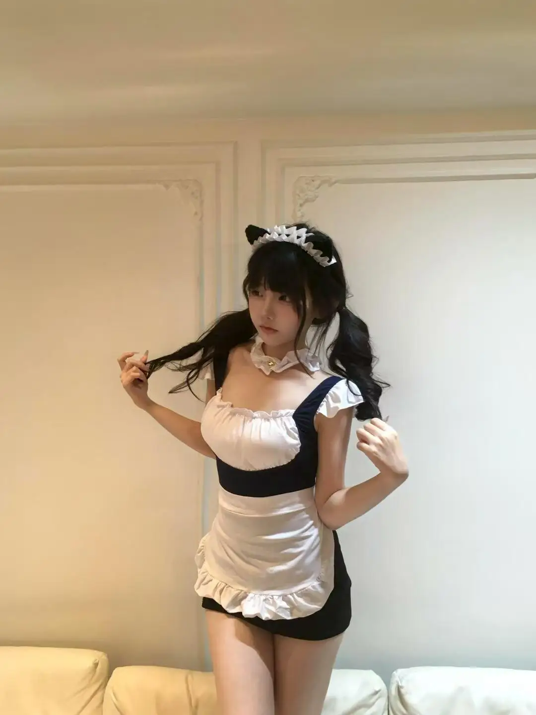 Originele Zoete Leuke Meid orm Set met Borst Pad Spwear Sexy Pure Desire Eendelig Pak ort Sve ronde Ne Tweedelige