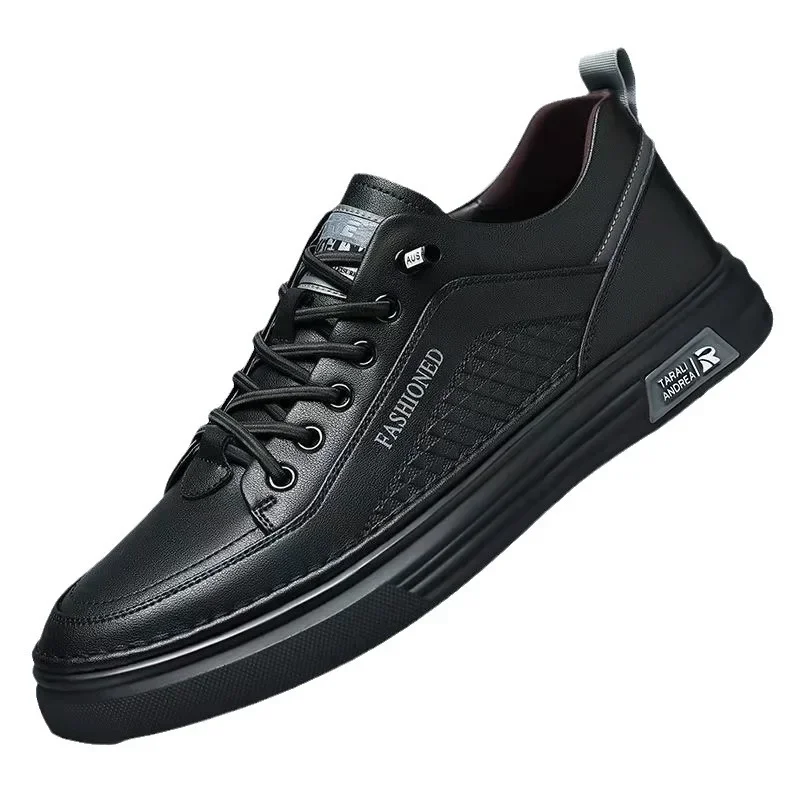 

Fipatbu Мужские кожаные туфли без шнуровки широкого кроя, повседневный стиль, легкие, удобные, с поддержкой свода стопы, облегчение боли